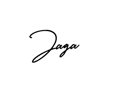 Design your own signature with our free online signature maker. With this signature software, you can create a handwritten (AmerikaSignatureDemo-Regular) signature for name Jaga. Jaga signature style 3 images and pictures png