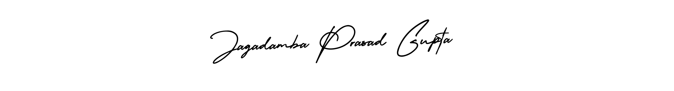 Also You can easily find your signature by using the search form. We will create Jagadamba Prasad Gupta name handwritten signature images for you free of cost using AmerikaSignatureDemo-Regular sign style. Jagadamba Prasad Gupta signature style 3 images and pictures png