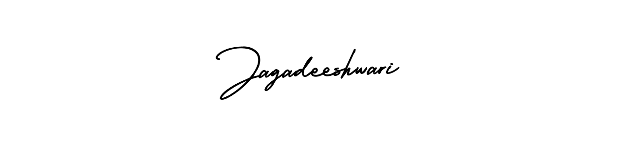 Jagadeeshwari stylish signature style. Best Handwritten Sign (AmerikaSignatureDemo-Regular) for my name. Handwritten Signature Collection Ideas for my name Jagadeeshwari. Jagadeeshwari signature style 3 images and pictures png