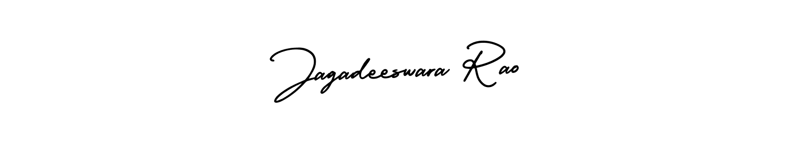 Create a beautiful signature design for name Jagadeeswara Rao. With this signature (AmerikaSignatureDemo-Regular) fonts, you can make a handwritten signature for free. Jagadeeswara Rao signature style 3 images and pictures png