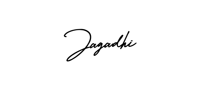 Jagadhi stylish signature style. Best Handwritten Sign (AmerikaSignatureDemo-Regular) for my name. Handwritten Signature Collection Ideas for my name Jagadhi. Jagadhi signature style 3 images and pictures png