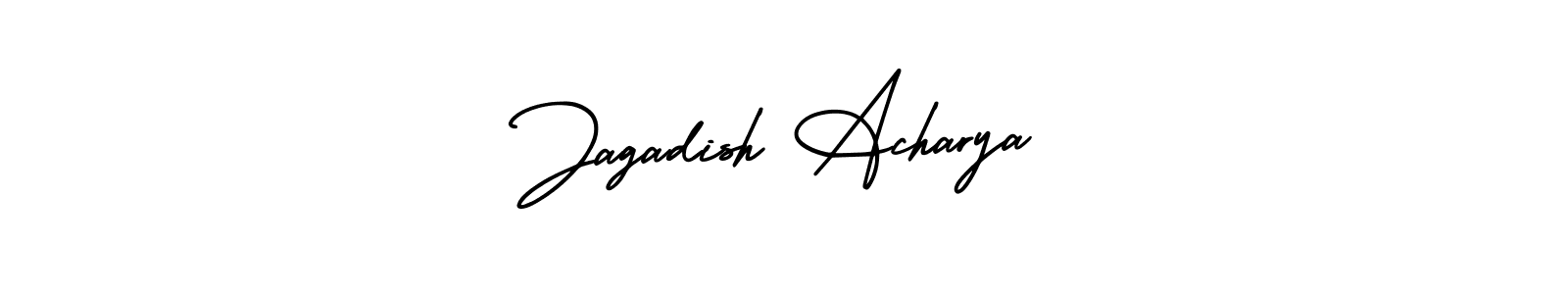It looks lik you need a new signature style for name Jagadish Acharya. Design unique handwritten (AmerikaSignatureDemo-Regular) signature with our free signature maker in just a few clicks. Jagadish Acharya signature style 3 images and pictures png