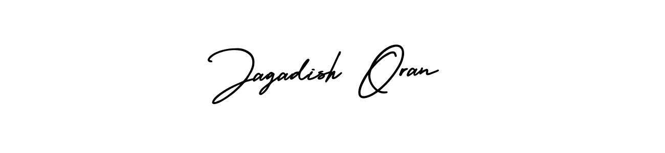 Jagadish Oran stylish signature style. Best Handwritten Sign (AmerikaSignatureDemo-Regular) for my name. Handwritten Signature Collection Ideas for my name Jagadish Oran. Jagadish Oran signature style 3 images and pictures png