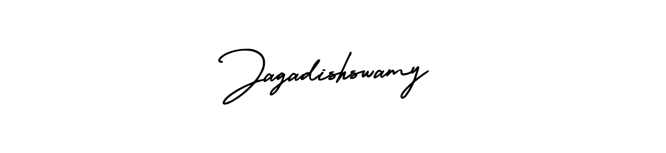 Jagadishswamy stylish signature style. Best Handwritten Sign (AmerikaSignatureDemo-Regular) for my name. Handwritten Signature Collection Ideas for my name Jagadishswamy. Jagadishswamy signature style 3 images and pictures png