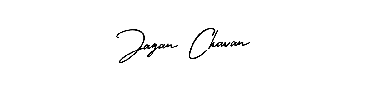 It looks lik you need a new signature style for name Jagan Chavan. Design unique handwritten (AmerikaSignatureDemo-Regular) signature with our free signature maker in just a few clicks. Jagan Chavan signature style 3 images and pictures png