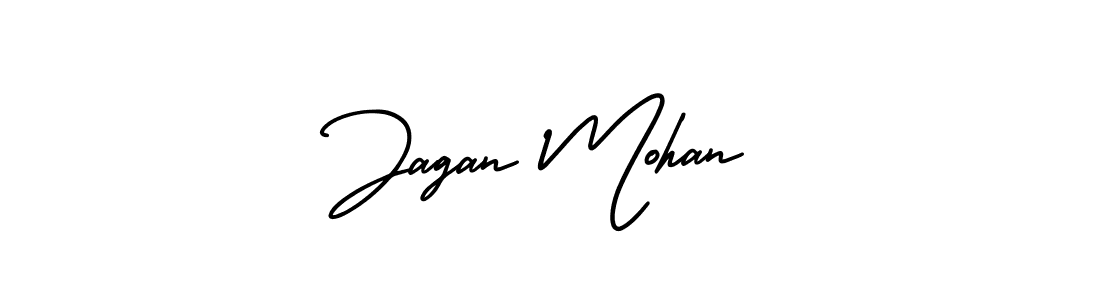 The best way (AmerikaSignatureDemo-Regular) to make a short signature is to pick only two or three words in your name. The name Jagan Mohan include a total of six letters. For converting this name. Jagan Mohan signature style 3 images and pictures png