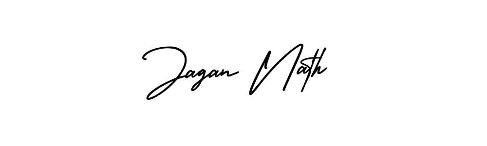 Use a signature maker to create a handwritten signature online. With this signature software, you can design (AmerikaSignatureDemo-Regular) your own signature for name Jagan Nath. Jagan Nath signature style 3 images and pictures png