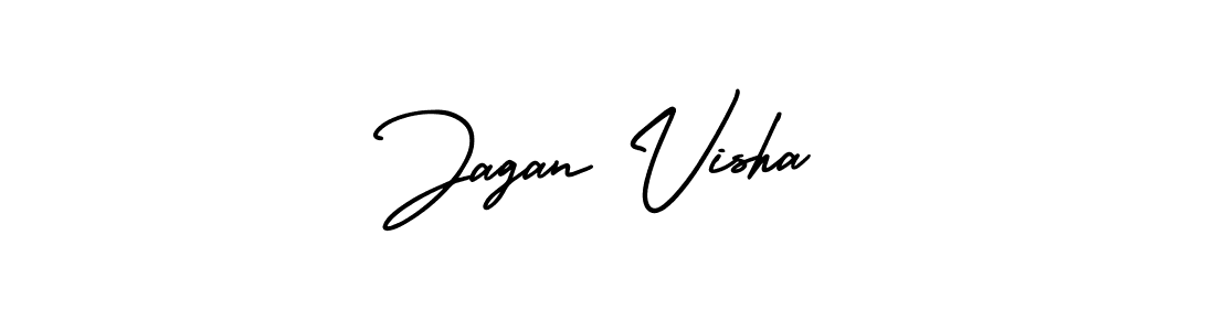 It looks lik you need a new signature style for name Jagan Visha. Design unique handwritten (AmerikaSignatureDemo-Regular) signature with our free signature maker in just a few clicks. Jagan Visha signature style 3 images and pictures png