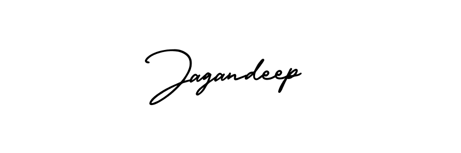 You should practise on your own different ways (AmerikaSignatureDemo-Regular) to write your name (Jagandeep) in signature. don't let someone else do it for you. Jagandeep signature style 3 images and pictures png