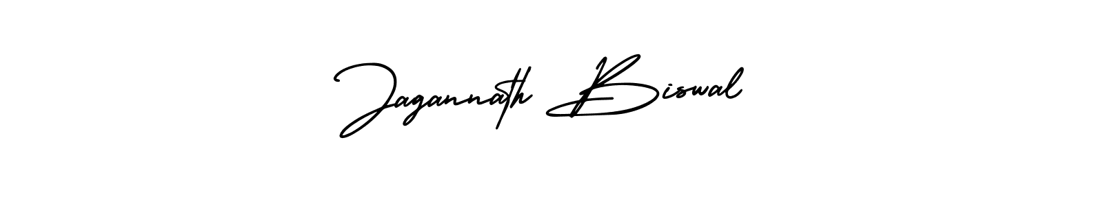 Jagannath Biswal stylish signature style. Best Handwritten Sign (AmerikaSignatureDemo-Regular) for my name. Handwritten Signature Collection Ideas for my name Jagannath Biswal. Jagannath Biswal signature style 3 images and pictures png