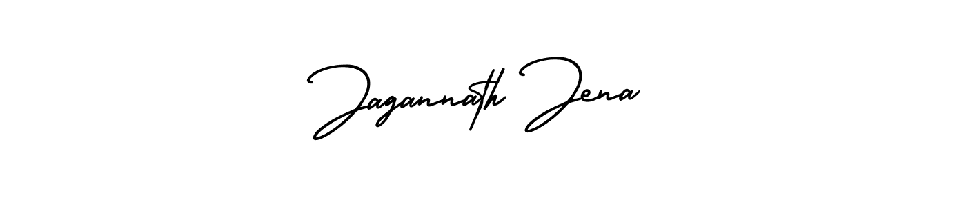 The best way (AmerikaSignatureDemo-Regular) to make a short signature is to pick only two or three words in your name. The name Jagannath Jena include a total of six letters. For converting this name. Jagannath Jena signature style 3 images and pictures png