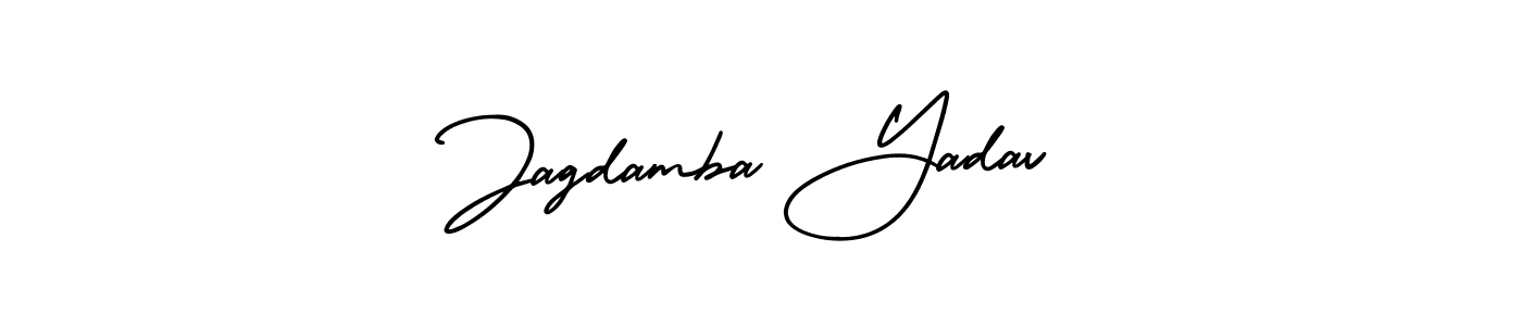 How to Draw Jagdamba Yadav signature style? AmerikaSignatureDemo-Regular is a latest design signature styles for name Jagdamba Yadav. Jagdamba Yadav signature style 3 images and pictures png
