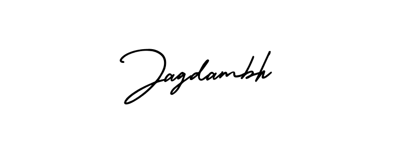 Also You can easily find your signature by using the search form. We will create Jagdambh name handwritten signature images for you free of cost using AmerikaSignatureDemo-Regular sign style. Jagdambh signature style 3 images and pictures png