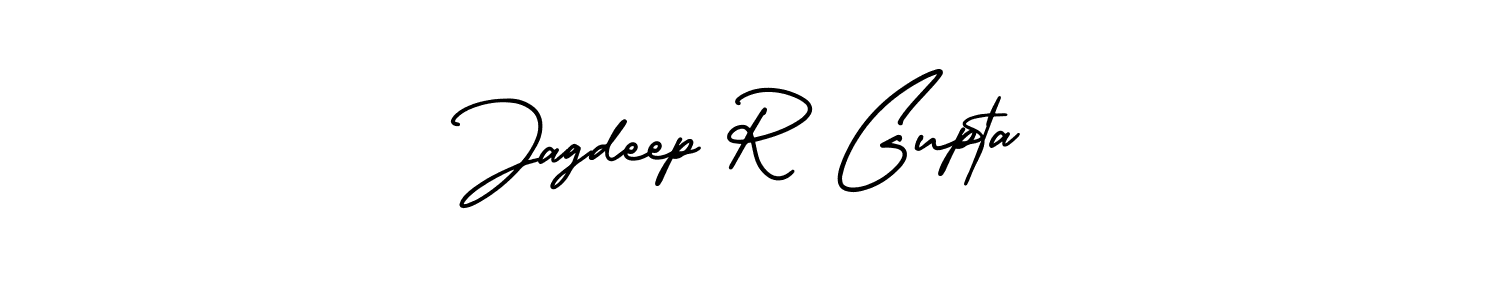 Use a signature maker to create a handwritten signature online. With this signature software, you can design (AmerikaSignatureDemo-Regular) your own signature for name Jagdeep R Gupta. Jagdeep R Gupta signature style 3 images and pictures png