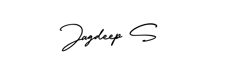Also we have Jagdeep S name is the best signature style. Create professional handwritten signature collection using AmerikaSignatureDemo-Regular autograph style. Jagdeep S signature style 3 images and pictures png