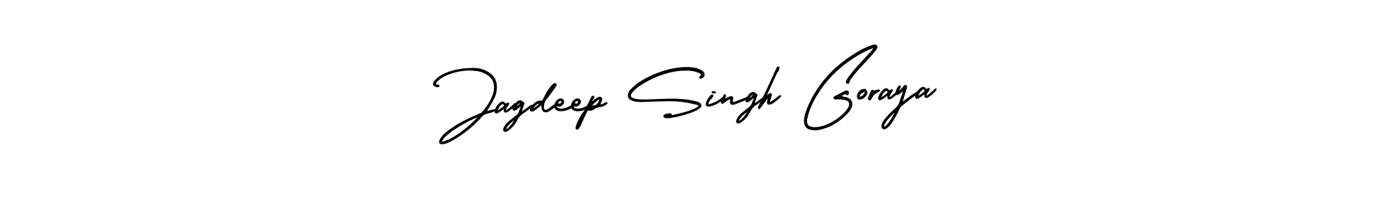 Also You can easily find your signature by using the search form. We will create Jagdeep Singh Goraya name handwritten signature images for you free of cost using AmerikaSignatureDemo-Regular sign style. Jagdeep Singh Goraya signature style 3 images and pictures png