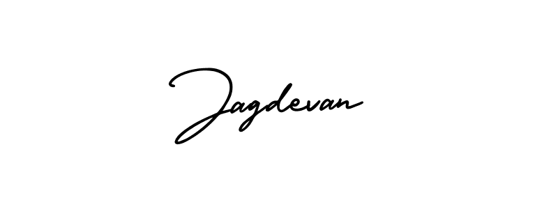 Make a beautiful signature design for name Jagdevan. With this signature (AmerikaSignatureDemo-Regular) style, you can create a handwritten signature for free. Jagdevan signature style 3 images and pictures png