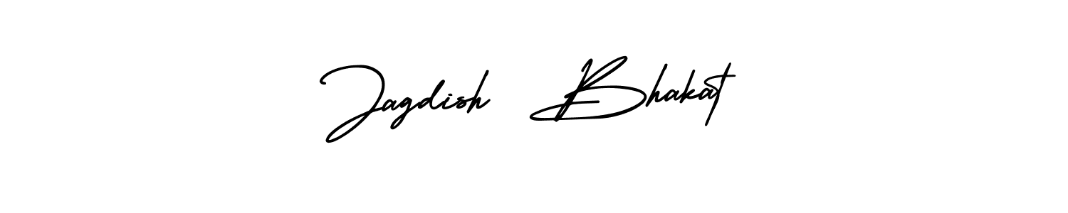 It looks lik you need a new signature style for name Jagdish  Bhakat. Design unique handwritten (AmerikaSignatureDemo-Regular) signature with our free signature maker in just a few clicks. Jagdish  Bhakat signature style 3 images and pictures png
