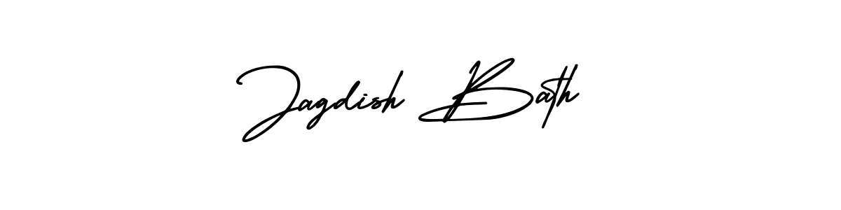 Design your own signature with our free online signature maker. With this signature software, you can create a handwritten (AmerikaSignatureDemo-Regular) signature for name Jagdish Bath. Jagdish Bath signature style 3 images and pictures png