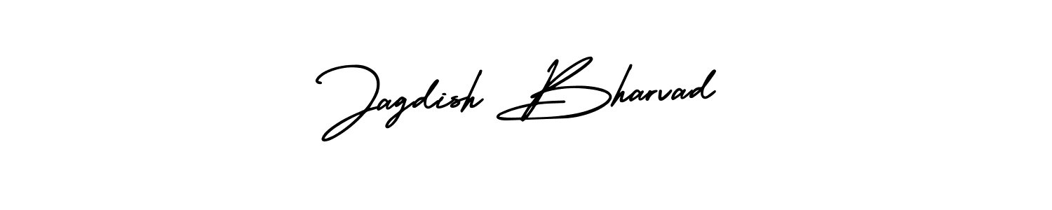 How to make Jagdish Bharvad name signature. Use AmerikaSignatureDemo-Regular style for creating short signs online. This is the latest handwritten sign. Jagdish Bharvad signature style 3 images and pictures png