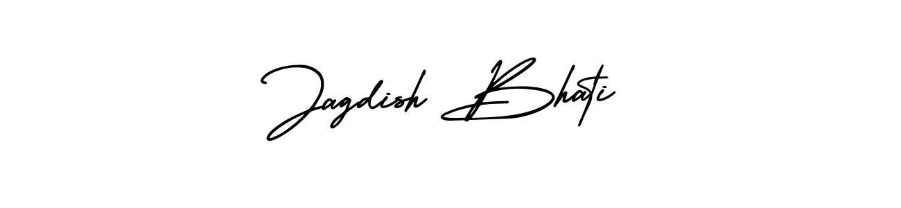 This is the best signature style for the Jagdish Bhati name. Also you like these signature font (AmerikaSignatureDemo-Regular). Mix name signature. Jagdish Bhati signature style 3 images and pictures png