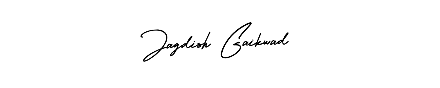 How to make Jagdish Gaikwad signature? AmerikaSignatureDemo-Regular is a professional autograph style. Create handwritten signature for Jagdish Gaikwad name. Jagdish Gaikwad signature style 3 images and pictures png