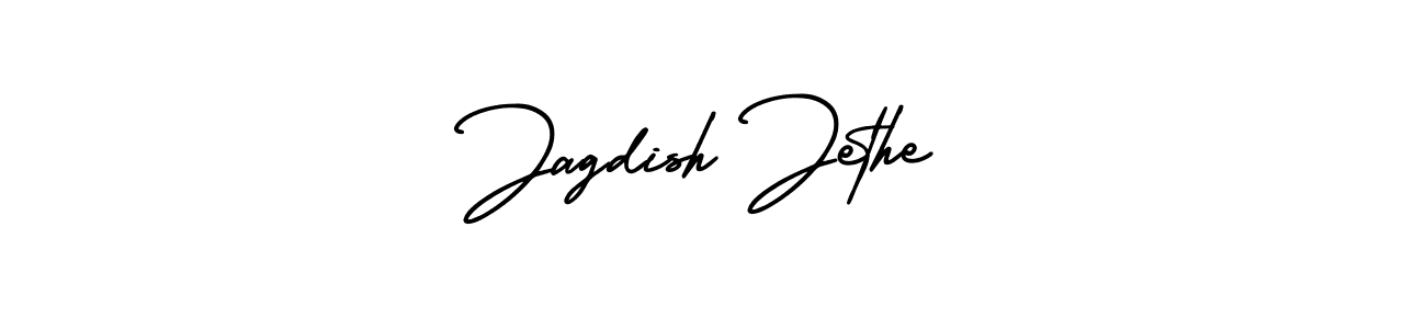 AmerikaSignatureDemo-Regular is a professional signature style that is perfect for those who want to add a touch of class to their signature. It is also a great choice for those who want to make their signature more unique. Get Jagdish Jethe name to fancy signature for free. Jagdish Jethe signature style 3 images and pictures png