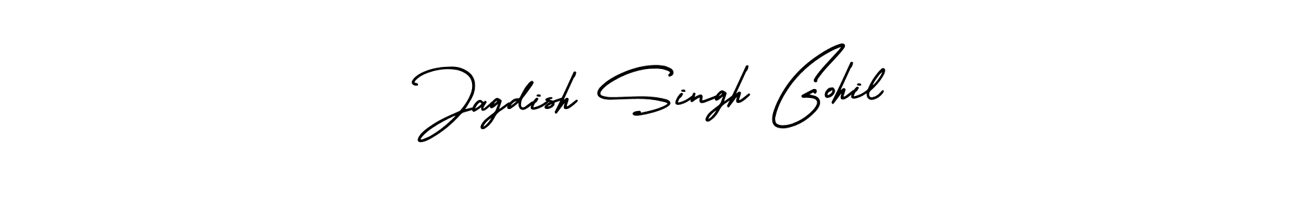 Jagdish Singh Gohil stylish signature style. Best Handwritten Sign (AmerikaSignatureDemo-Regular) for my name. Handwritten Signature Collection Ideas for my name Jagdish Singh Gohil. Jagdish Singh Gohil signature style 3 images and pictures png