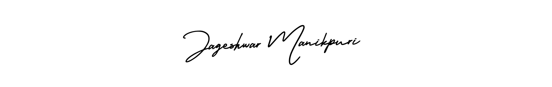 Jageshwar Manikpuri stylish signature style. Best Handwritten Sign (AmerikaSignatureDemo-Regular) for my name. Handwritten Signature Collection Ideas for my name Jageshwar Manikpuri. Jageshwar Manikpuri signature style 3 images and pictures png