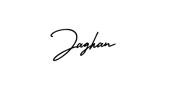 Also we have Jaghan name is the best signature style. Create professional handwritten signature collection using AmerikaSignatureDemo-Regular autograph style. Jaghan signature style 3 images and pictures png