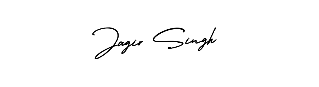 Jagir Singh stylish signature style. Best Handwritten Sign (AmerikaSignatureDemo-Regular) for my name. Handwritten Signature Collection Ideas for my name Jagir Singh. Jagir Singh signature style 3 images and pictures png