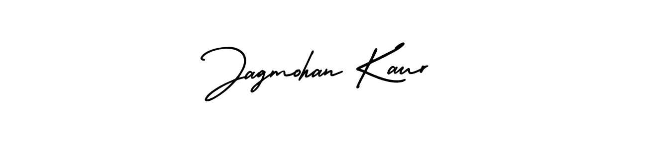 Design your own signature with our free online signature maker. With this signature software, you can create a handwritten (AmerikaSignatureDemo-Regular) signature for name Jagmohan Kaur. Jagmohan Kaur signature style 3 images and pictures png