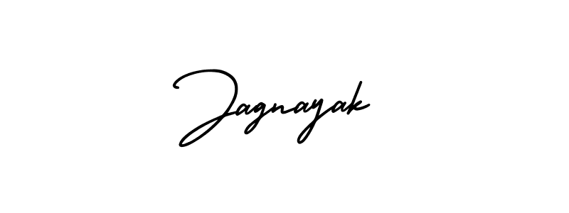 The best way (AmerikaSignatureDemo-Regular) to make a short signature is to pick only two or three words in your name. The name Jagnayak include a total of six letters. For converting this name. Jagnayak signature style 3 images and pictures png