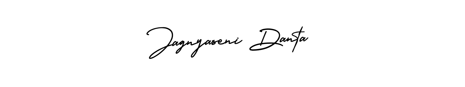 Jagnyaseni Danta stylish signature style. Best Handwritten Sign (AmerikaSignatureDemo-Regular) for my name. Handwritten Signature Collection Ideas for my name Jagnyaseni Danta. Jagnyaseni Danta signature style 3 images and pictures png