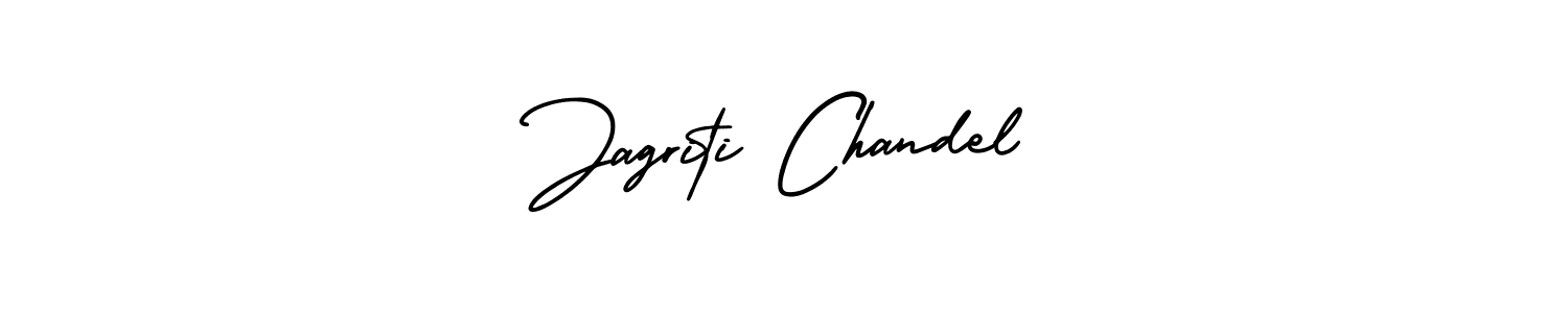 Make a beautiful signature design for name Jagriti Chandel. With this signature (AmerikaSignatureDemo-Regular) style, you can create a handwritten signature for free. Jagriti Chandel signature style 3 images and pictures png