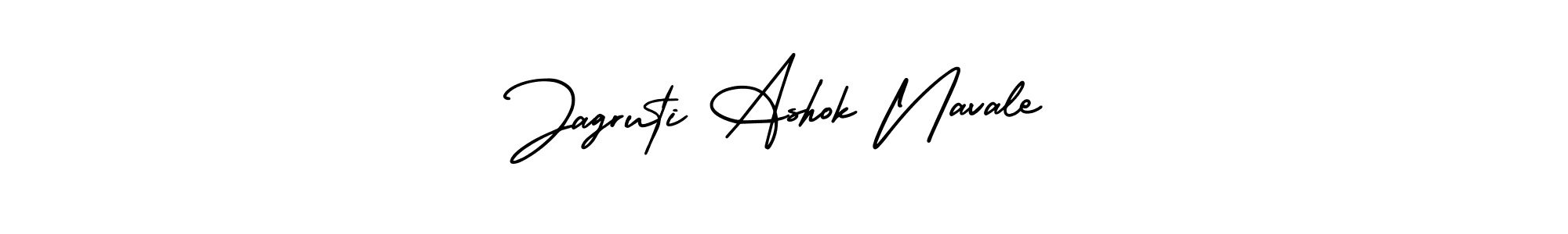 How to make Jagruti Ashok Navale signature? AmerikaSignatureDemo-Regular is a professional autograph style. Create handwritten signature for Jagruti Ashok Navale name. Jagruti Ashok Navale signature style 3 images and pictures png