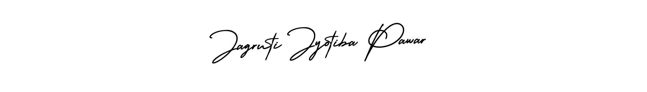 Create a beautiful signature design for name Jagruti Jyotiba Pawar. With this signature (AmerikaSignatureDemo-Regular) fonts, you can make a handwritten signature for free. Jagruti Jyotiba Pawar signature style 3 images and pictures png
