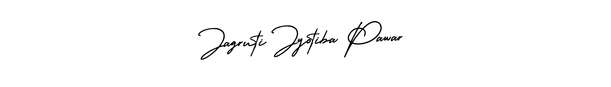 Create a beautiful signature design for name Jagruti Jyotiba Pawar. With this signature (AmerikaSignatureDemo-Regular) fonts, you can make a handwritten signature for free. Jagruti Jyotiba Pawar signature style 3 images and pictures png