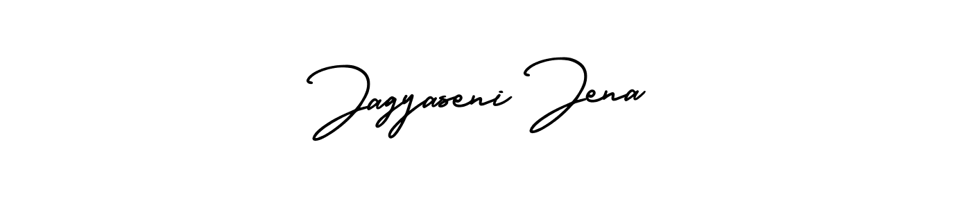 Use a signature maker to create a handwritten signature online. With this signature software, you can design (AmerikaSignatureDemo-Regular) your own signature for name Jagyaseni Jena. Jagyaseni Jena signature style 3 images and pictures png
