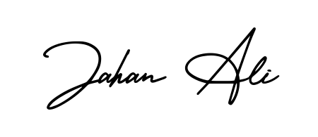 The best way (AmerikaSignatureDemo-Regular) to make a short signature is to pick only two or three words in your name. For converting this name Jahan Ali. Jahan Ali signature style 3 images and pictures png