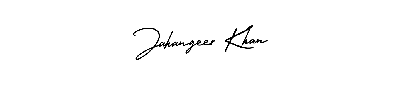 Make a beautiful signature design for name Jahangeer Khan. With this signature (AmerikaSignatureDemo-Regular) style, you can create a handwritten signature for free. Jahangeer Khan signature style 3 images and pictures png