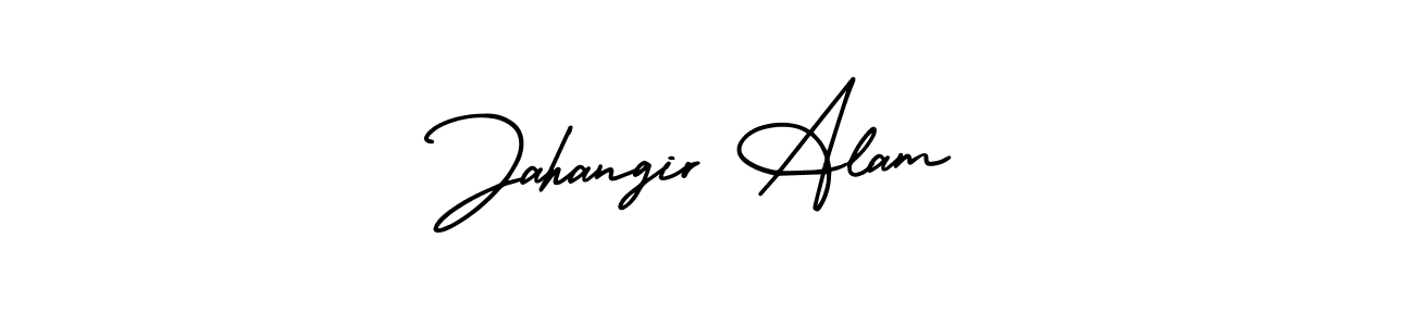 Use a signature maker to create a handwritten signature online. With this signature software, you can design (AmerikaSignatureDemo-Regular) your own signature for name Jahangir Alam. Jahangir Alam signature style 3 images and pictures png