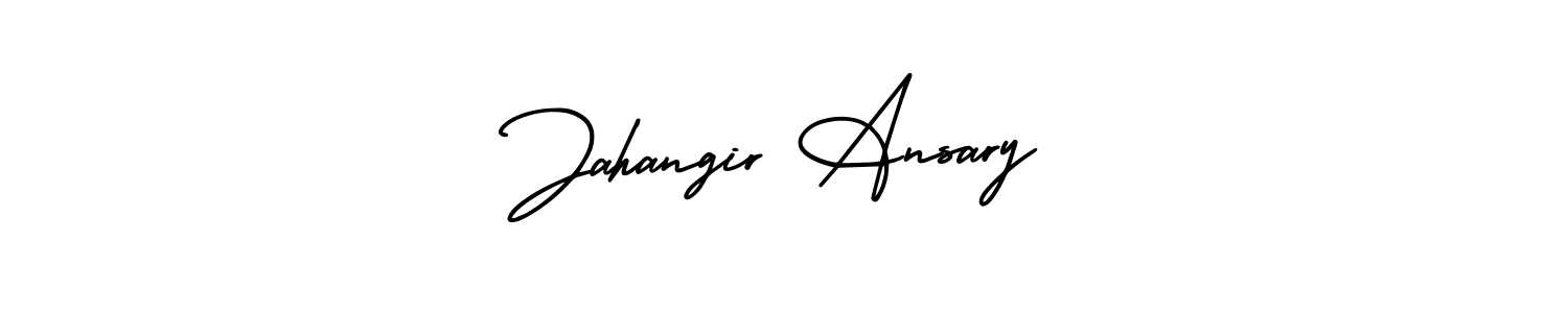 Use a signature maker to create a handwritten signature online. With this signature software, you can design (AmerikaSignatureDemo-Regular) your own signature for name Jahangir Ansary. Jahangir Ansary signature style 3 images and pictures png