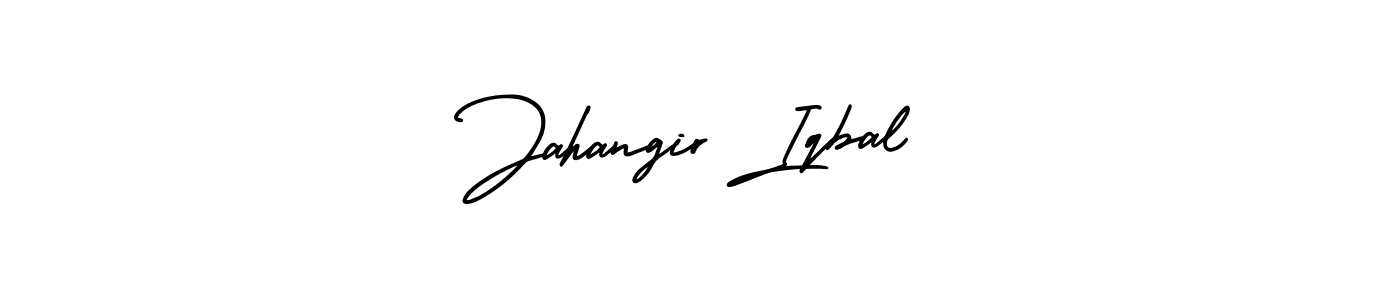 You should practise on your own different ways (AmerikaSignatureDemo-Regular) to write your name (Jahangir Iqbal) in signature. don't let someone else do it for you. Jahangir Iqbal signature style 3 images and pictures png