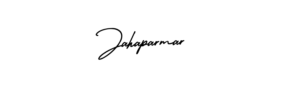 Use a signature maker to create a handwritten signature online. With this signature software, you can design (AmerikaSignatureDemo-Regular) your own signature for name Jahaparmar. Jahaparmar signature style 3 images and pictures png