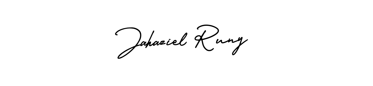 Similarly AmerikaSignatureDemo-Regular is the best handwritten signature design. Signature creator online .You can use it as an online autograph creator for name Jahaziel Runy. Jahaziel Runy signature style 3 images and pictures png