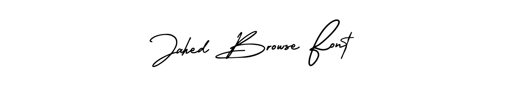 Make a beautiful signature design for name Jahed Browse Font. Use this online signature maker to create a handwritten signature for free. Jahed Browse Font signature style 3 images and pictures png