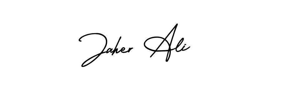 Also we have Jaher Ali name is the best signature style. Create professional handwritten signature collection using AmerikaSignatureDemo-Regular autograph style. Jaher Ali signature style 3 images and pictures png