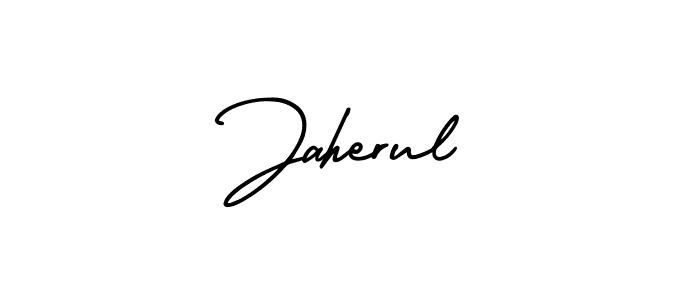 How to Draw Jaherul signature style? AmerikaSignatureDemo-Regular is a latest design signature styles for name Jaherul. Jaherul signature style 3 images and pictures png