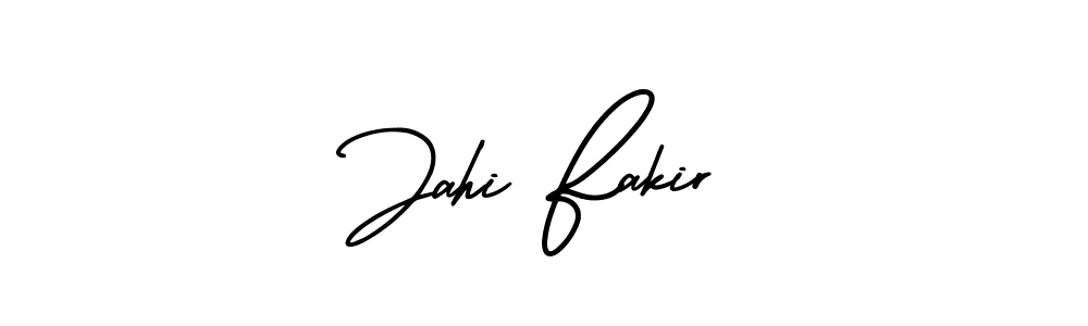 Make a beautiful signature design for name Jahi Fakir. Use this online signature maker to create a handwritten signature for free. Jahi Fakir signature style 3 images and pictures png